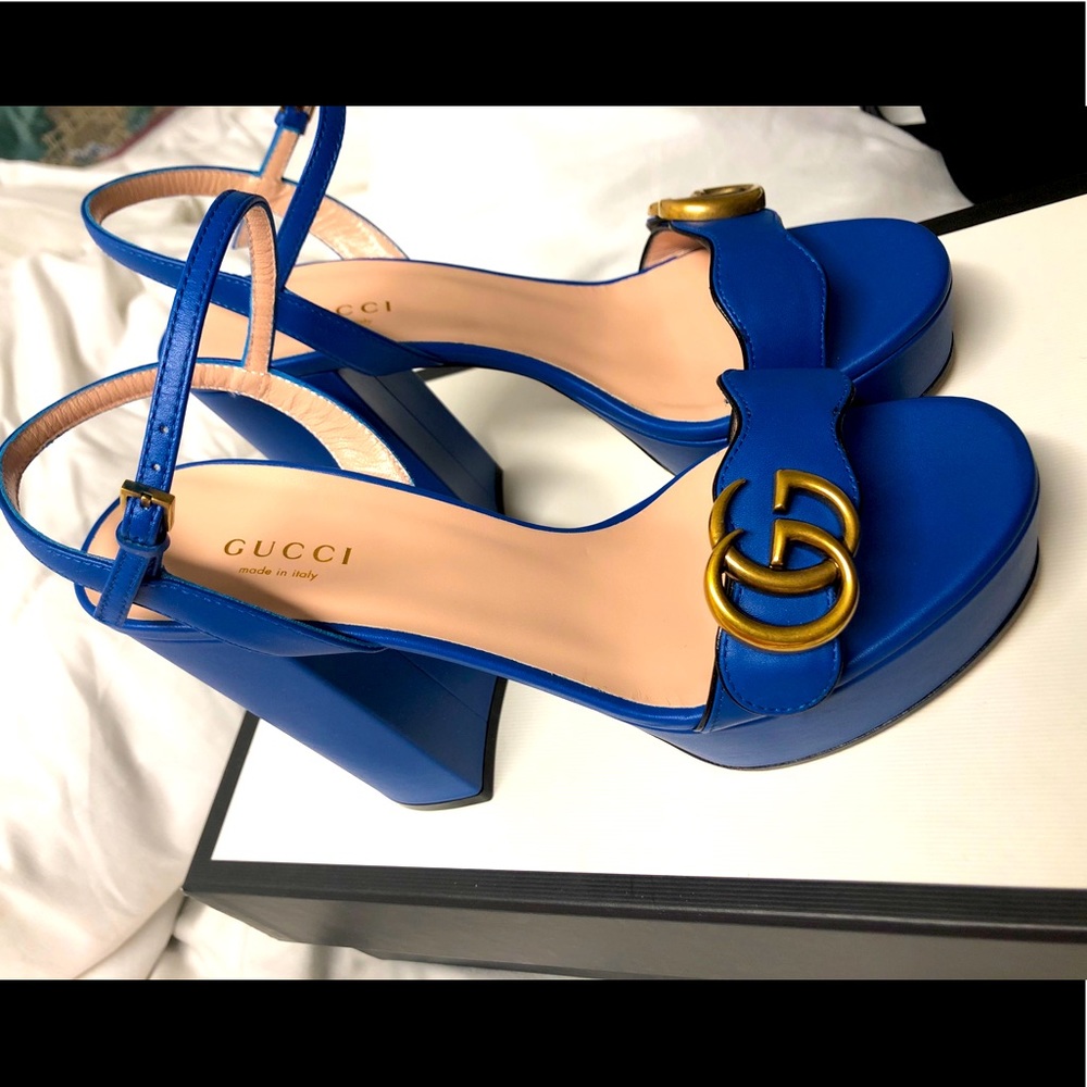 Gucci Marmont Platform Sandals